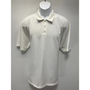 Vintage Nike Men’s Dri-Fit Polo Shirt White Size XL Light Performance Golf Cool